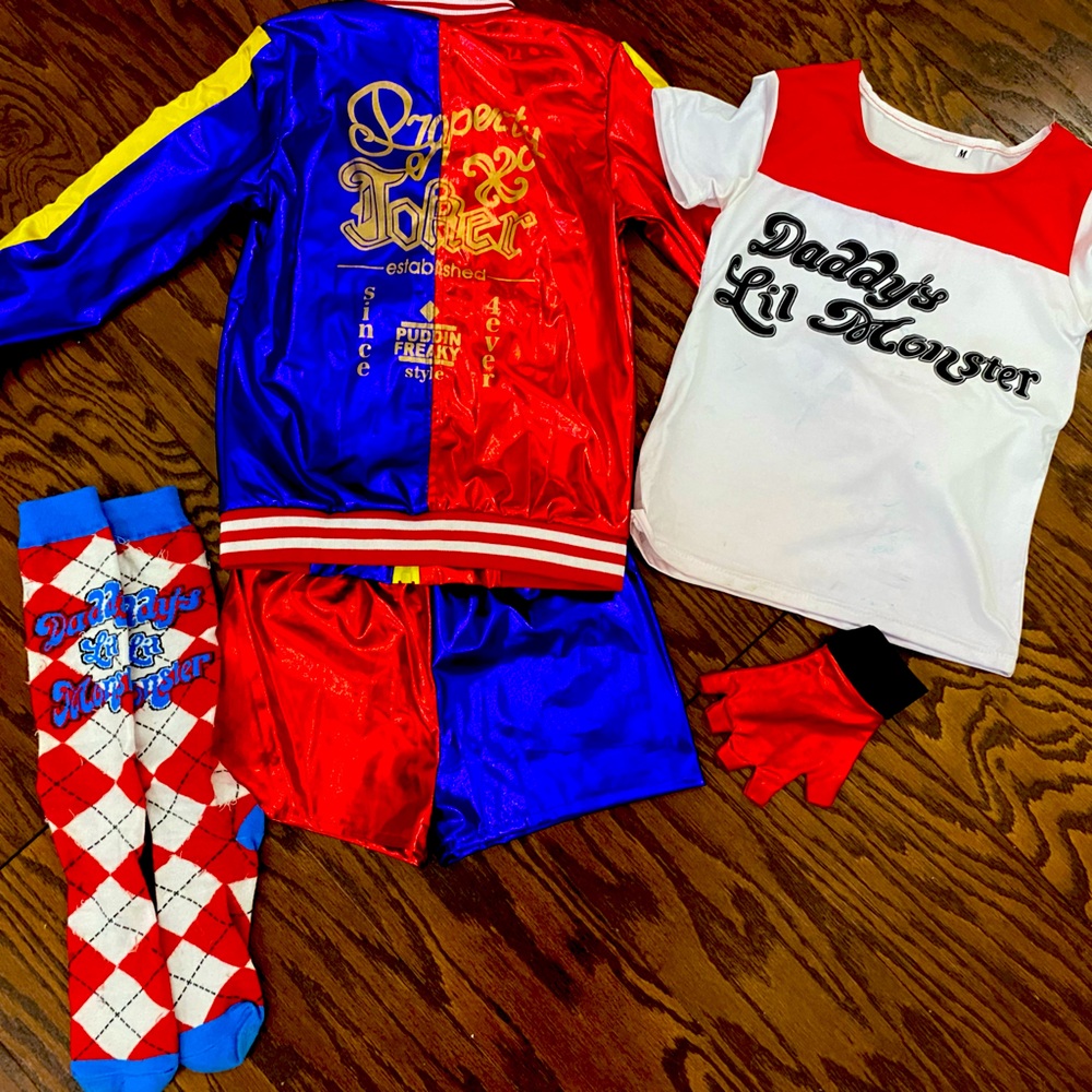 Harley Quinn Costume Size 7/8